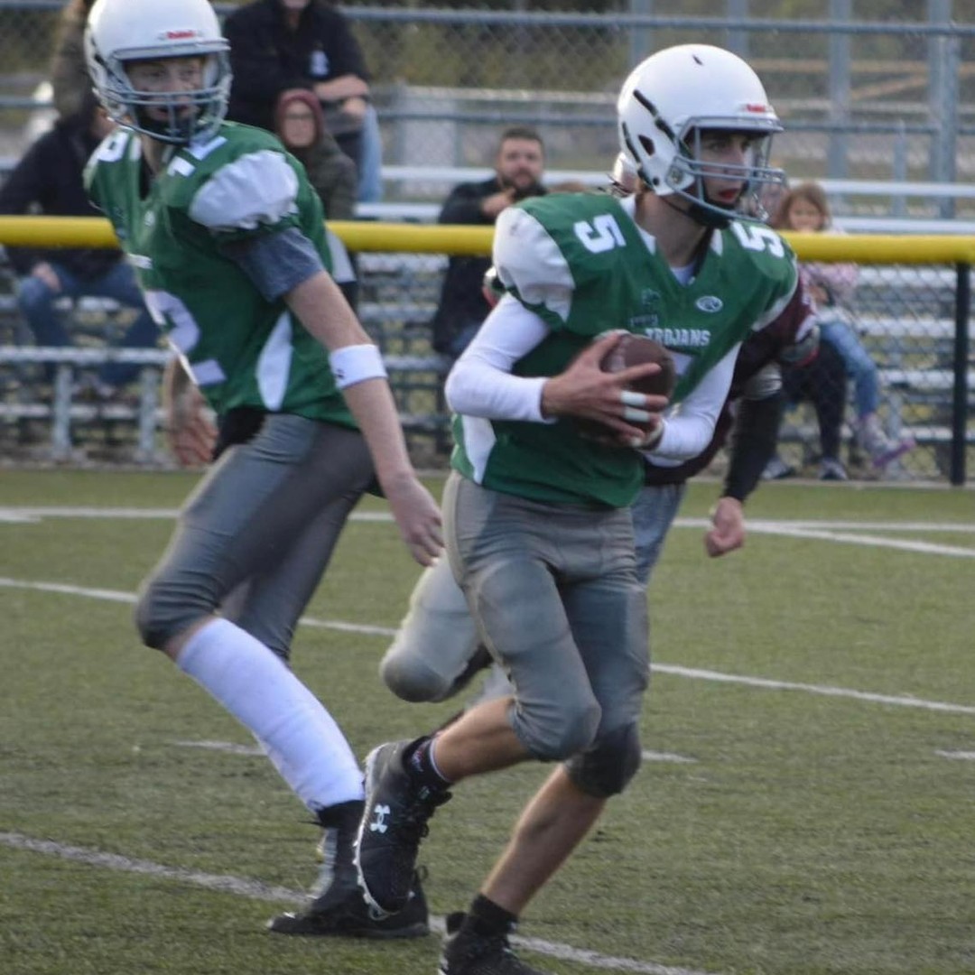 West Ferris Trojans Upset the Algonquin Barons in NDA Junior Football action on Thursday at Omischl Field. The regular season wraps up with Scollard playing Algonquin next Thursday, and Scollard playing West Ferris on the 27th.